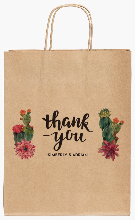 Design Preview for Design Gallery: Seasonal Standard Kraft Paper Bags, 24 x 11 x 31 cm