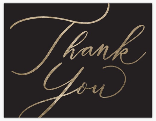 Design Preview for Design Gallery: Custom Thank You Cards, Flat 5.5" x 4"