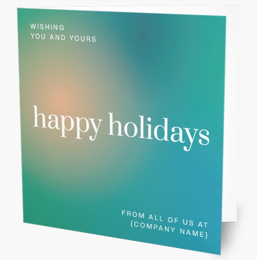 A new2023 business holiday card blue gray design for Theme