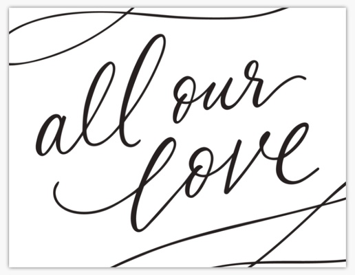 A whimsical script text white gray design for Wedding