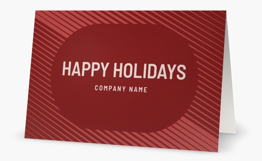 A business holiday card bold brown design for Business