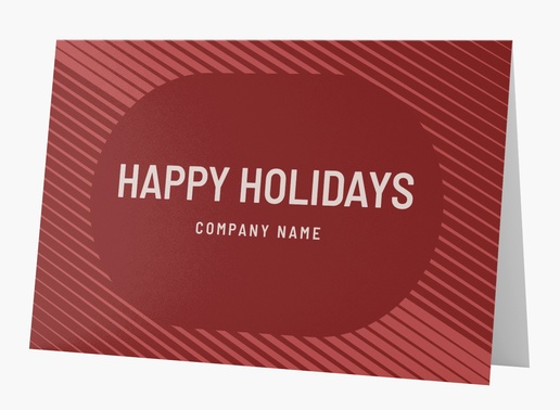 A business holiday card bold brown design for Business
