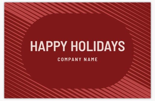 A business holiday card bold red design for Business