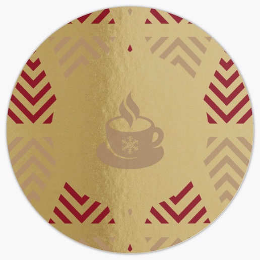 Design Preview for Design Gallery: Holiday Product Labels on Sheets, 1.5" x 1.5" Circle