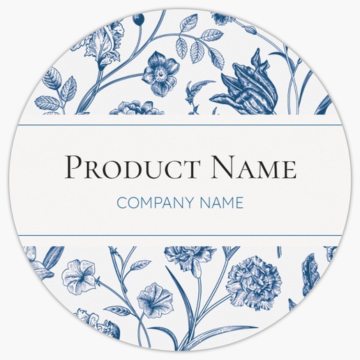 Design Preview for Custom Candle Labels, 3" x 3"