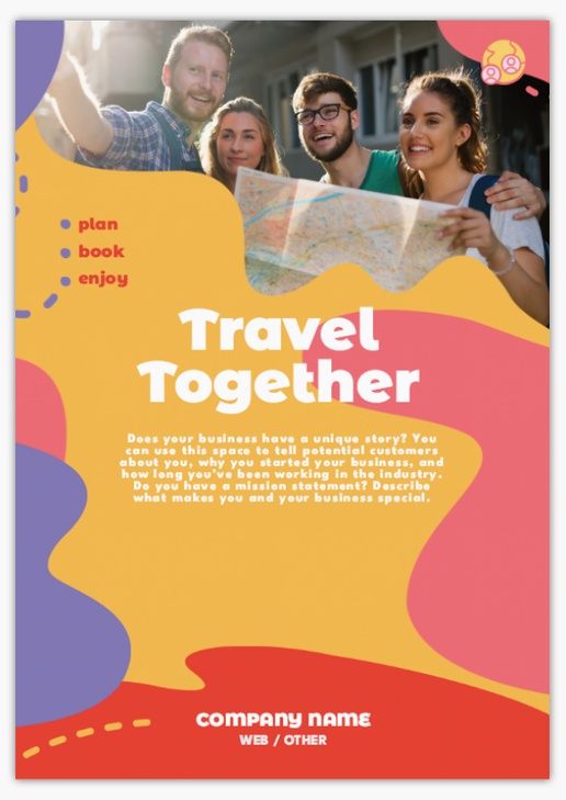 Design Preview for Design Gallery: Travel & Accommodation Postcards, A5