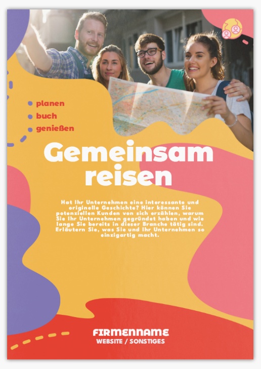 Designvorschau für Designgalerie: Postkarten Reisebüros, A5 (148 x 210 mm)