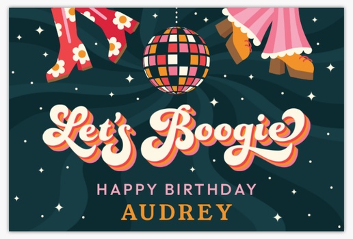 A 70s party 70s retro black brown design for Adult Birthday
