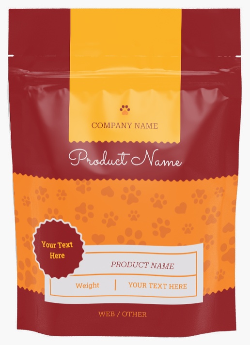 A pet food food red gray design for Animals & Pet Care