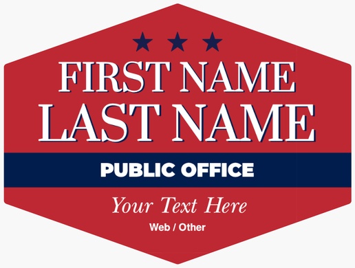 Design Preview for Political Yard Signs, 18" x 24" Horizontal