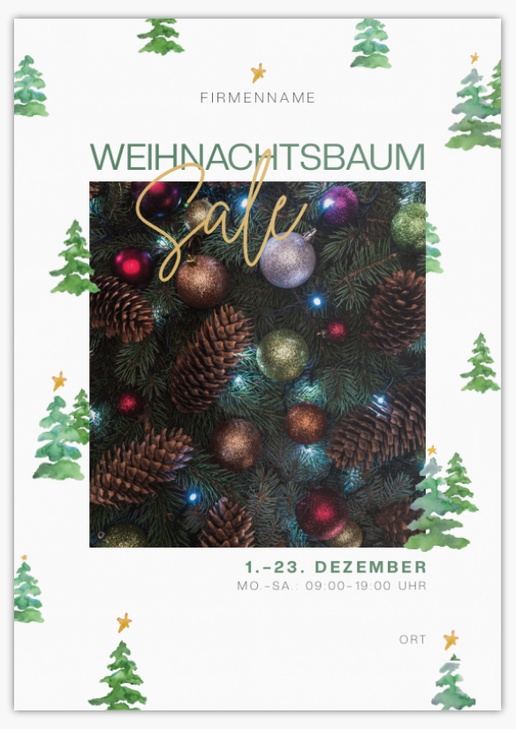 Designvorschau für Weihnachtspostkarten, A5 (148 x 210 mm)