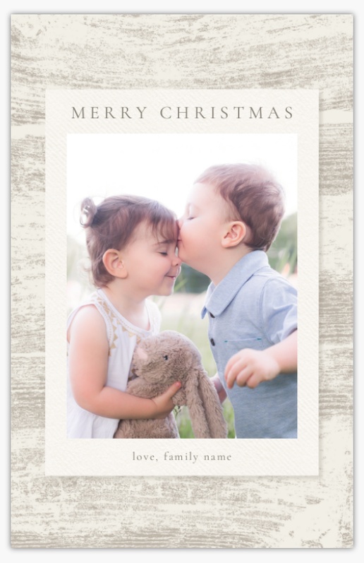 A natural farmhouse chic white design for Christmas with 1 uploads